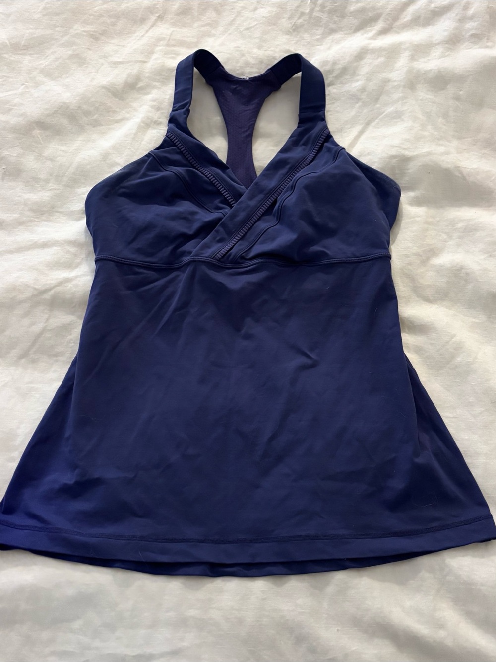 lululemon athletica Navy Blue Racerback Tank Top